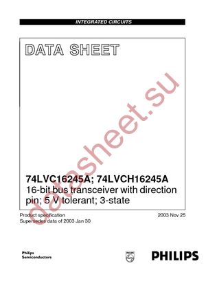 74LVC16245AEV/G,55 datasheet  